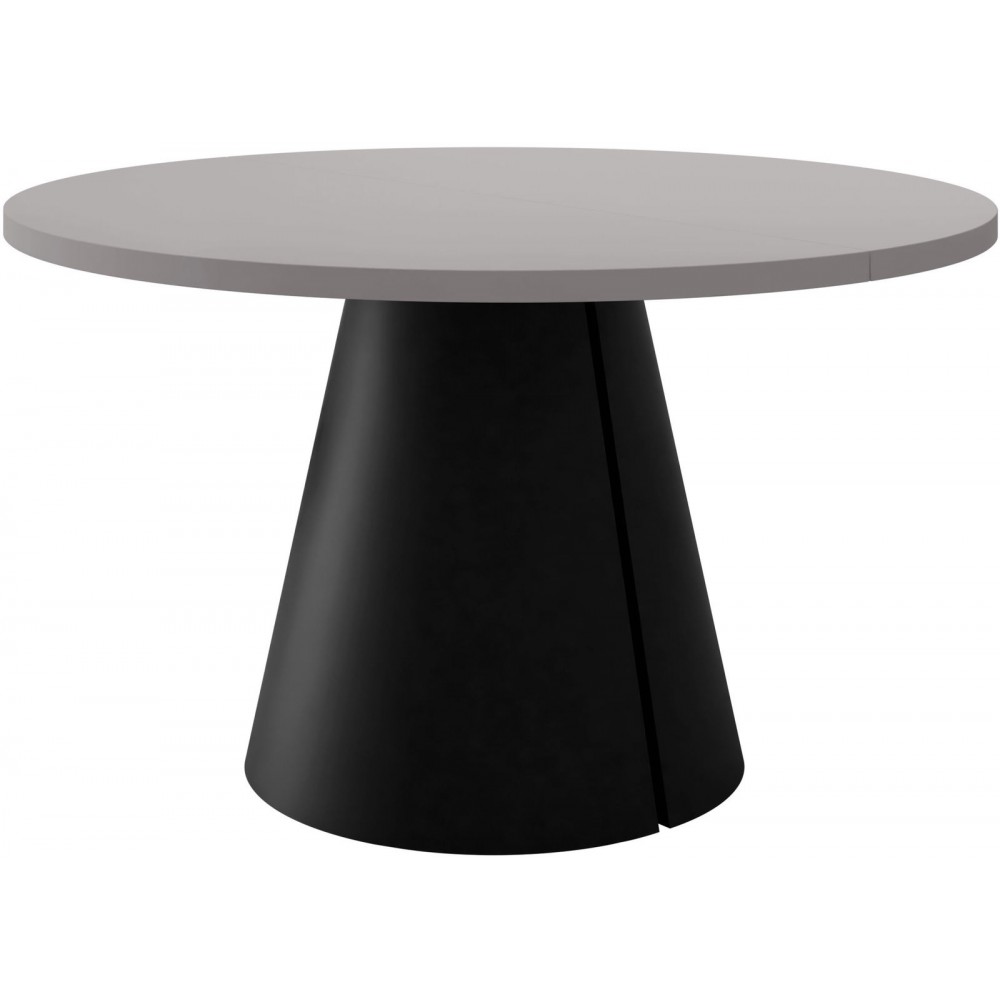 Τραπέζι Calma Επεκτεινόμενο-Γκρι - Μαύρο-Μηκος: 100 εκ.