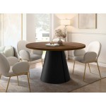 Τραπέζι Calma Επεκτεινόμενο-Βέγγε - Μαύρο-Μήκος: 120 εκ.