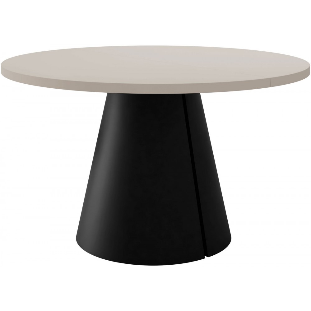 Τραπέζι Calma Επεκτεινόμενο-Cashmere - Μαύρο-Μήκος: 120 εκ.