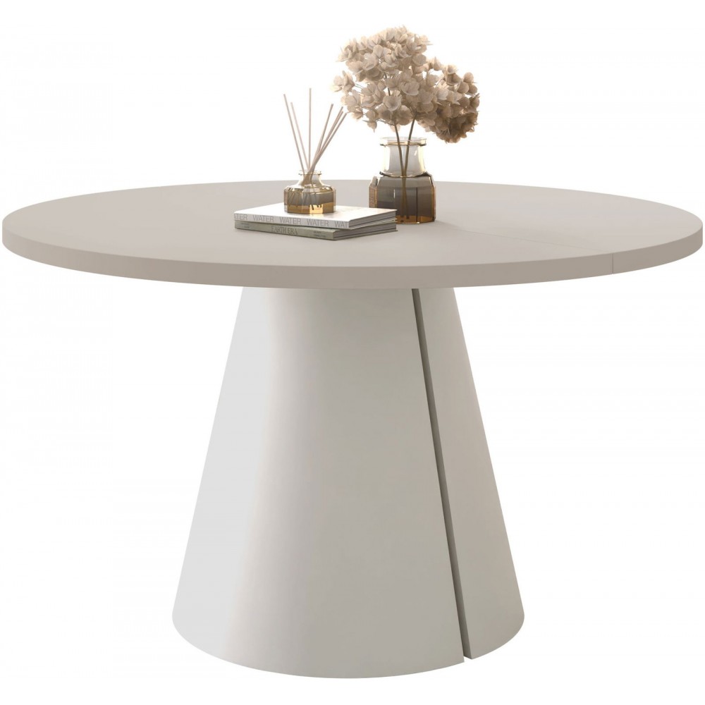 Τραπέζι Calma Επεκτεινόμενο-Cashmere-Μήκος: 120 εκ.