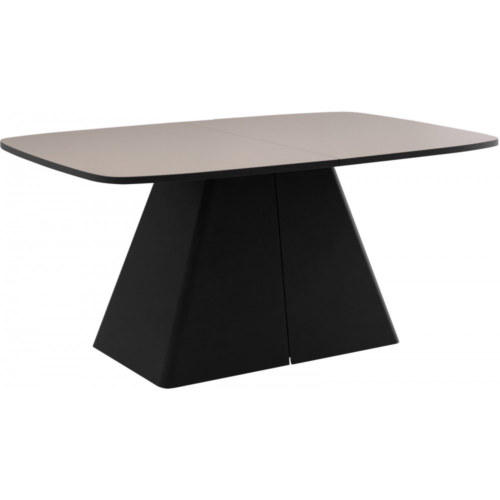 Τραπέζι Nova Επεκτεινόμενο-Cashmere - Μαύρο 180x110x76