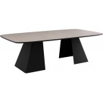 Τραπέζι Nova Επεκτεινόμενο-Cashmere - Μαύρο 180x110x76