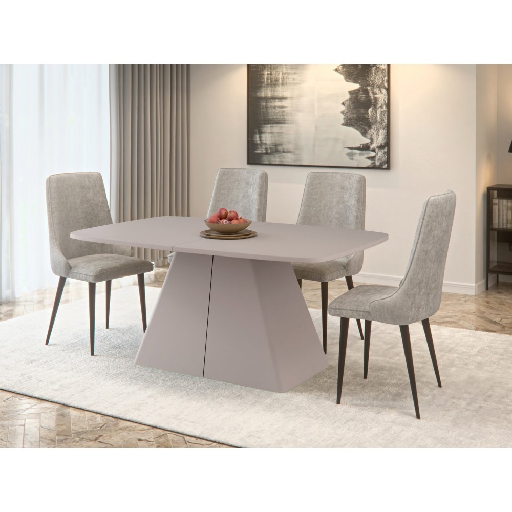 Τραπέζι Nova Επεκτεινόμενο-Cashmere 180x110x76