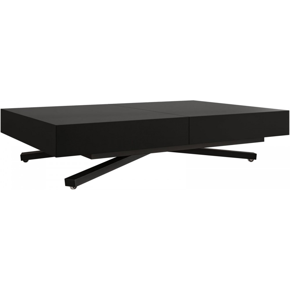 Τραπεζάκι Σαλονιού Sanna X-Μαύρο