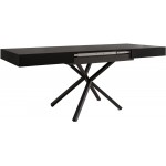 Τραπεζάκι Σαλονιού Sanna X-Μαύρο