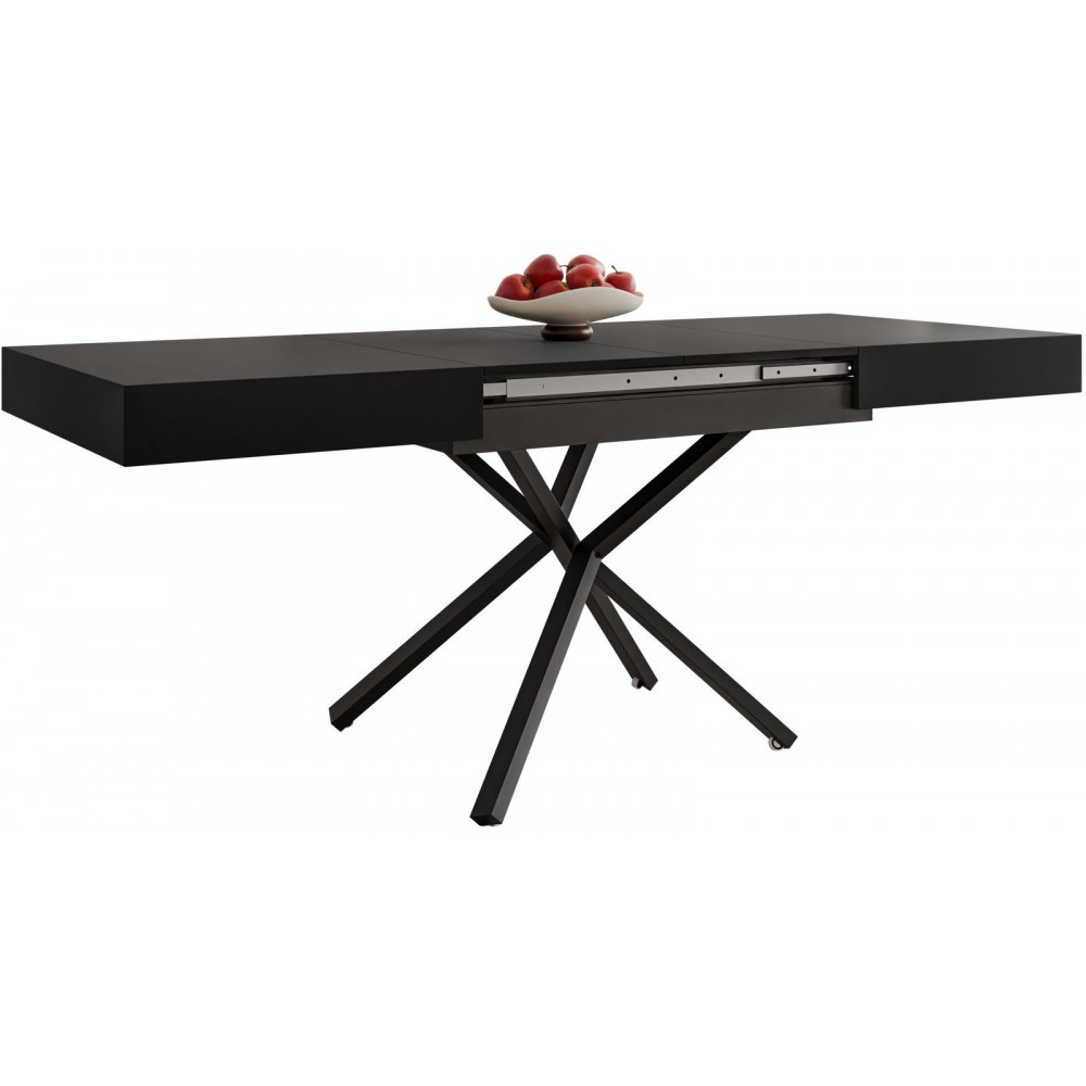 Τραπεζάκι Σαλονιού Sanna X-Μαύρο