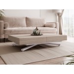 Τραπεζάκι Σαλονιού Sanna X-Φυσικό - Cashmere 80