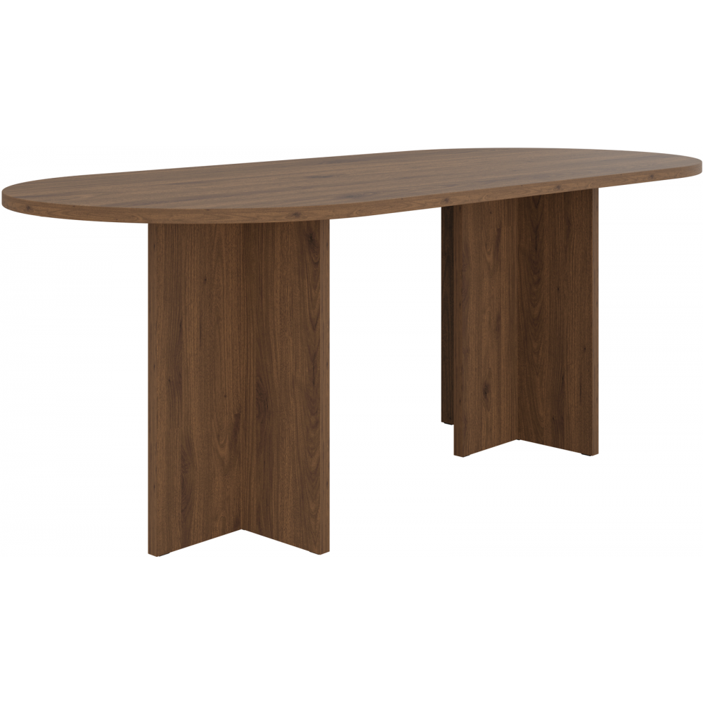 Τραπέζι Solmira-Καρυδί Σκούρο