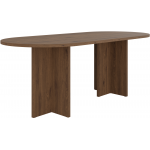 Τραπέζι Solmira-Καρυδί Σκούρο