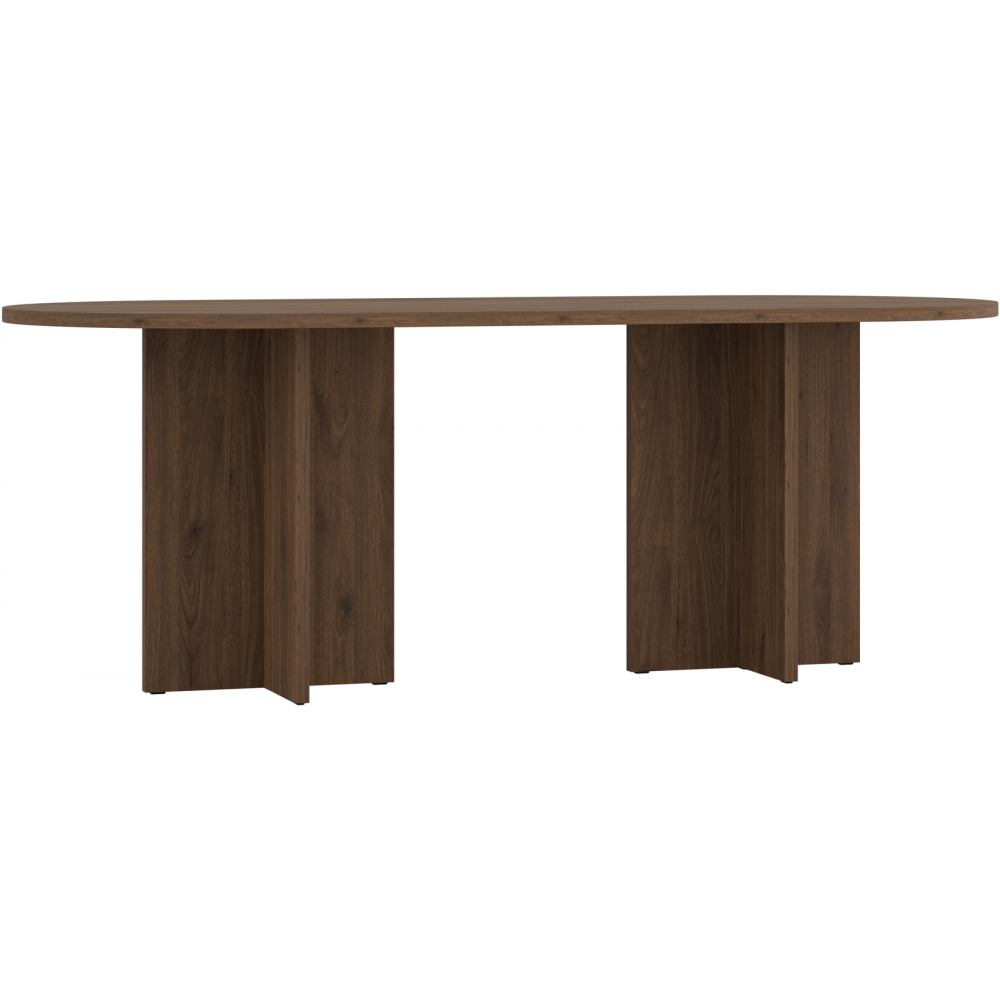 Τραπέζι Solmira-Καρυδί Σκούρο