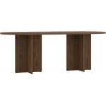 Τραπέζι Solmira-Καρυδί Σκούρο