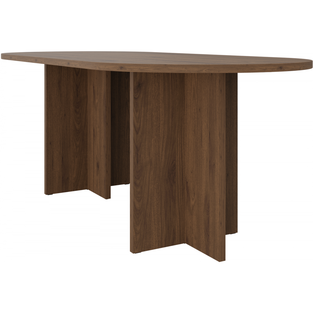 Τραπέζι Solmira-Καρυδί Σκούρο