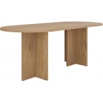 Τραπέζι Solmira-Δρυς - Καφέ