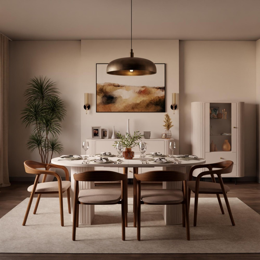 Τραπέζι Cirello Επεκτεινόμενο-Μπεζ