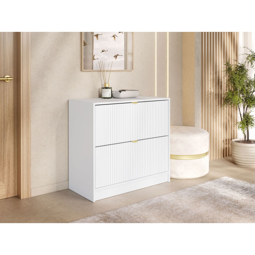 Παπουτσοθήκη Tireno 2K-Λευκό