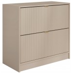 Παπουτσοθήκη Tireno 2K-Μπεζ 80x40x75
