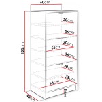 Παπουτσοθήκη Tireno 3K-Μαύρο