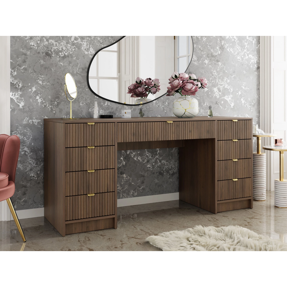Τουαλέτα Tireno plus-Φυσικό Σκούρο 154x55x76
