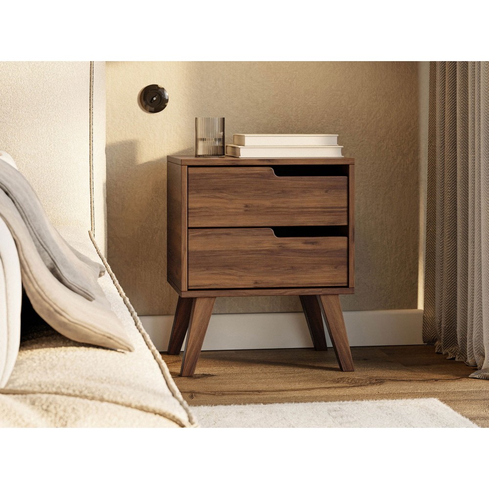 Κομοδίνο Nordelo R-Φυσικό Σκούρο