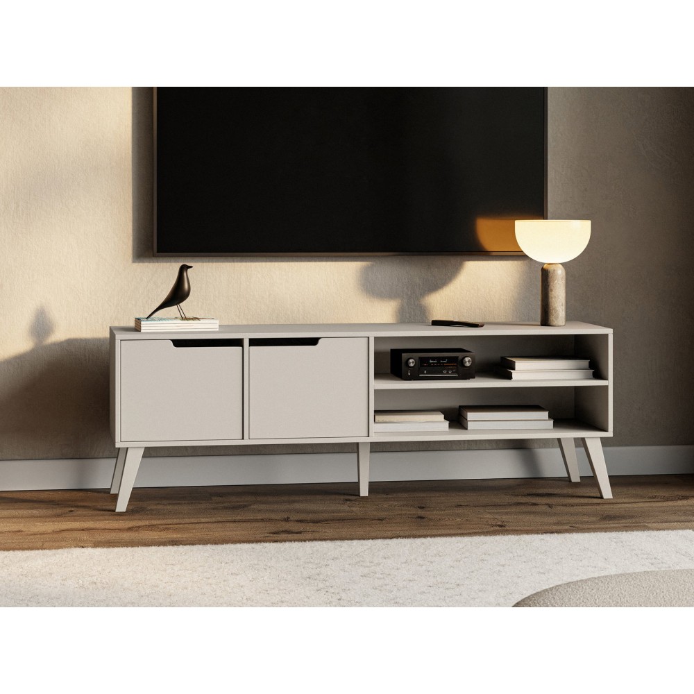 Έπιπλο Τηλεόρασης Nordelo Mini-Γκρεζ 160x40x55