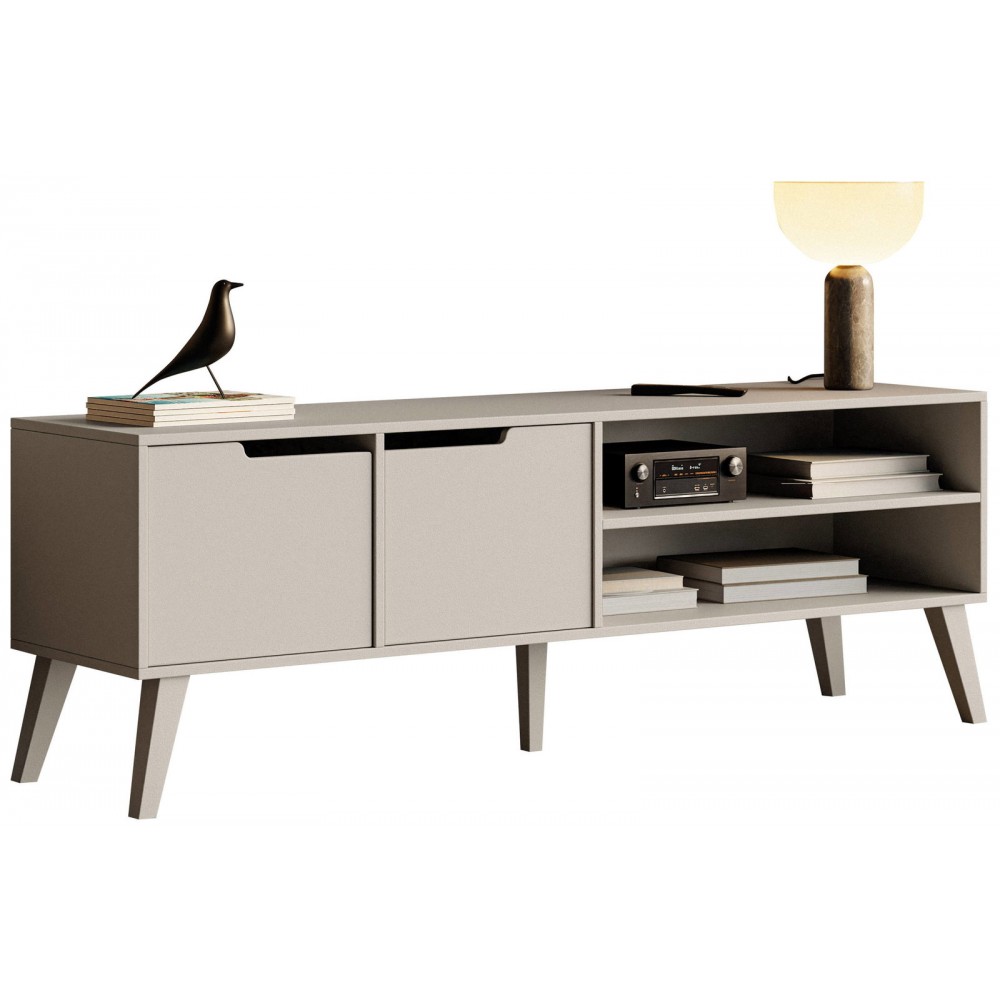 Έπιπλο Τηλεόρασης Nordelo Mini-Γκρεζ 160x40x55