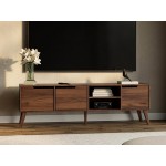 Έπιπλο Τηλεόρασης Nordelo-Φυσικό Σκούρο 180x40x55