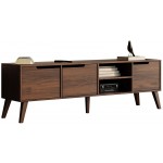 Έπιπλο Τηλεόρασης Nordelo-Φυσικό Σκούρο 180x40x55