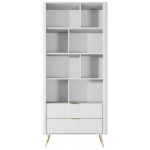 Βιβλιοθήκη Lante-Λευκό 88x38x194