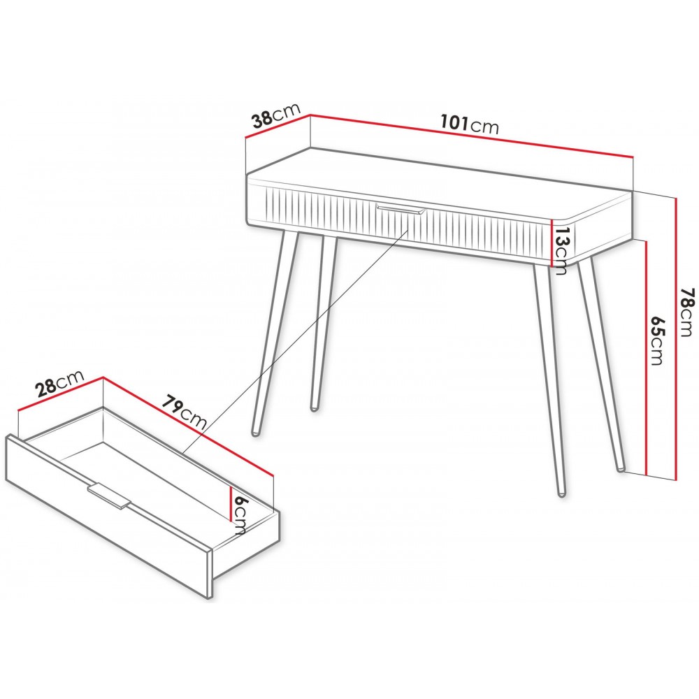 Κονσόλα Lante-Μαύρο