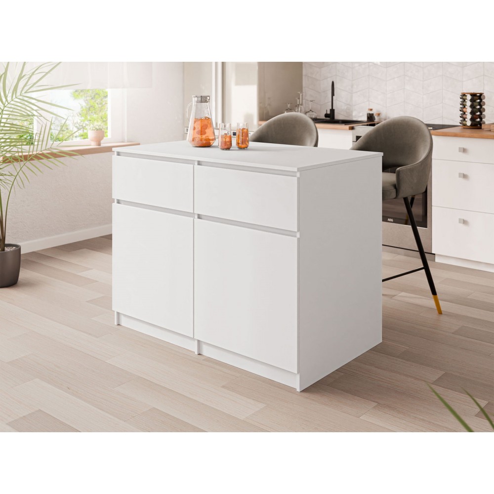 Τραπέζι Μπαρ Ceronis-Λευκό