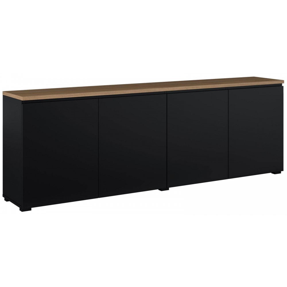 Έπιπλο τηλεόρασης Domus-Μαύρο