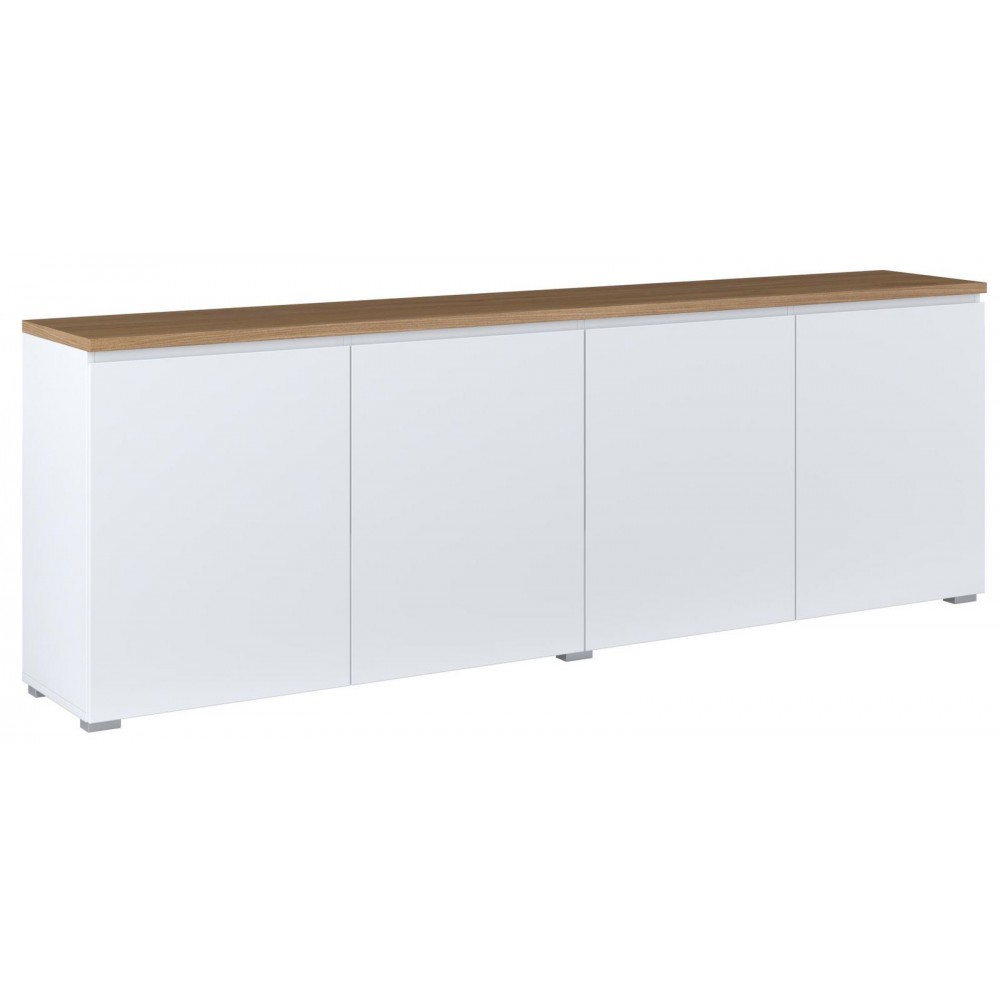 Έπιπλο τηλεόρασης Domus-Λευκό