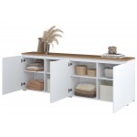 Έπιπλο τηλεόρασης Domus-Λευκό