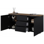 Έπιπλο τηλεόρασης Domus Mini-Μαύρο