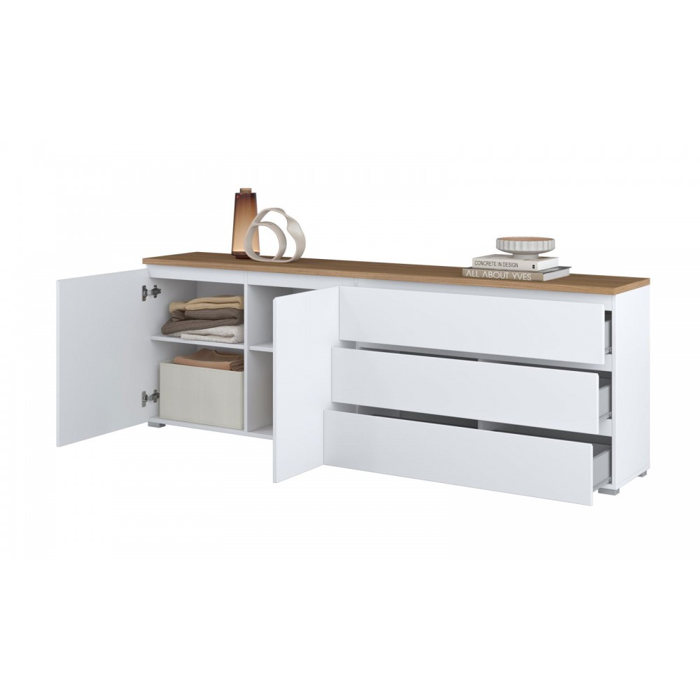 Έπιπλο τηλεόρασης Domus II-Λευκό