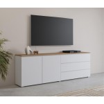 Έπιπλο τηλεόρασης Domus II-Λευκό