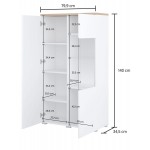 Βιτρίνα Domus-Λευκό