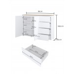 Μπουφές Domus-Λευκό