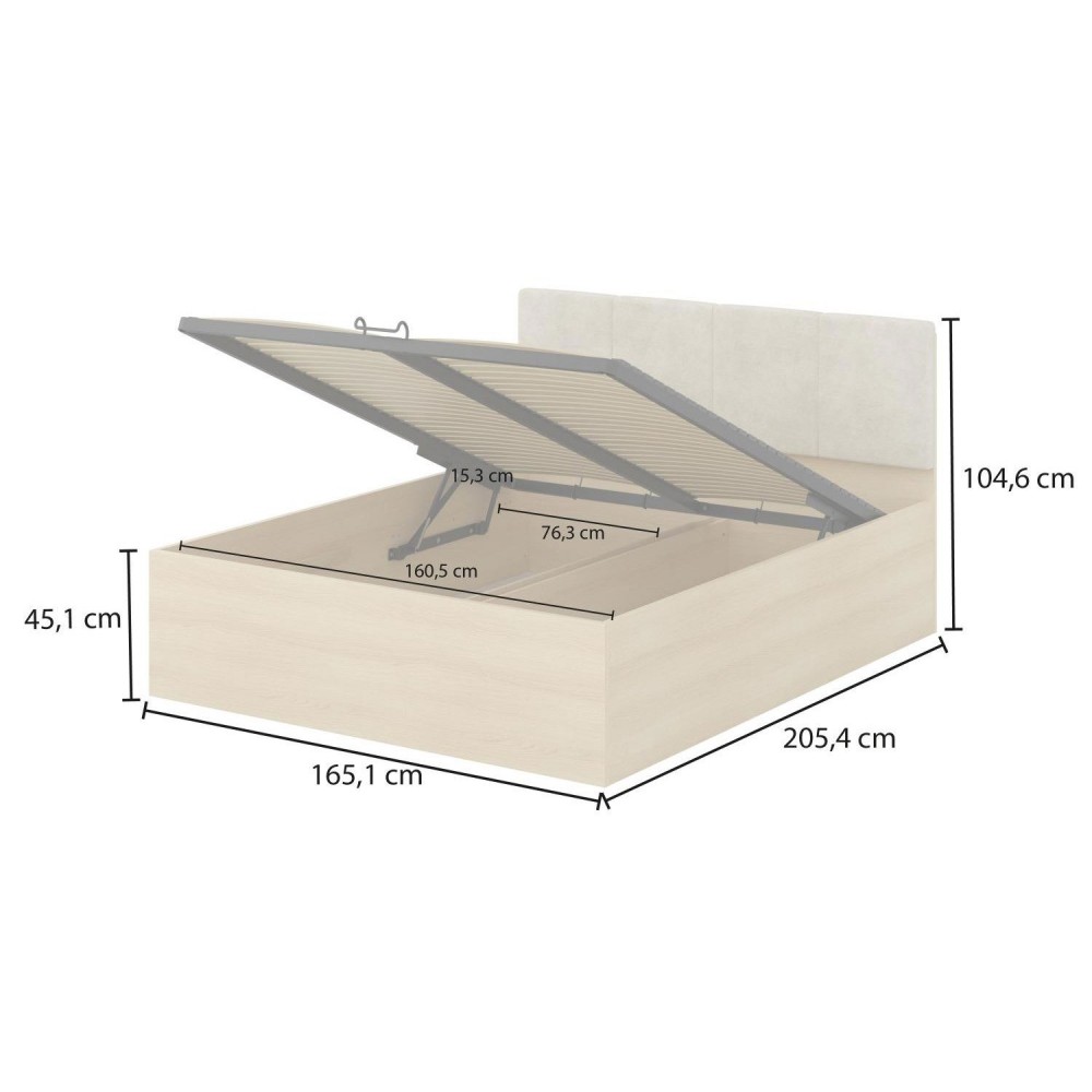 Κρεβάτι Raton-160 x 200 165x205x105