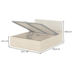 Κρεβάτι Raton-160 x 200 165x205x105