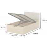 Κρεβάτι Raton-120 x 200 125x205x105
