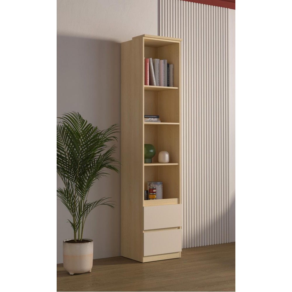 Βιβλιοθήκη Raton Slim II-Φυσικό – Μπεζ