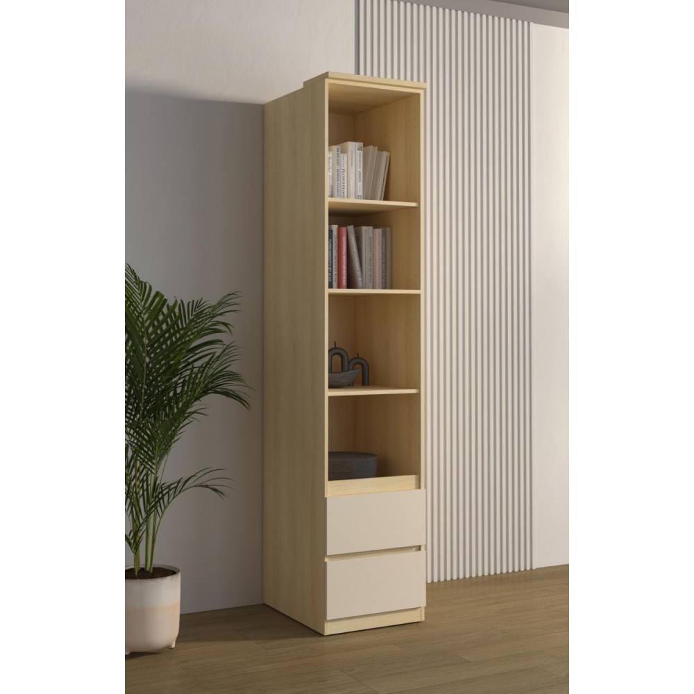 Βιβλιοθήκη Raton II-Φυσικό – Μπεζ