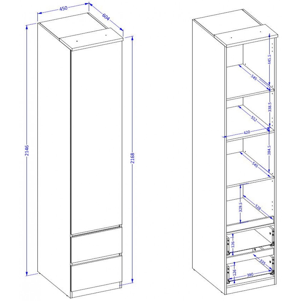Βιβλιοθήκη Raton IV-Φυσικό – Μπεζ