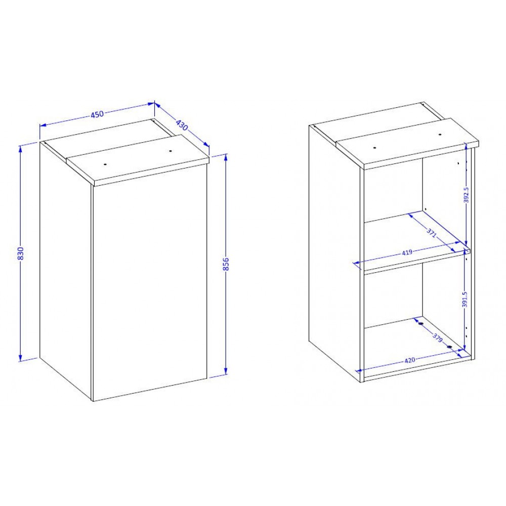 Ντουλάπι Κρεμαστό Raton-Φυσικό – Μπεζ