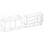 Ντουλάπι Κρεμαστό Raton II-Φυσικό – Μπεζ