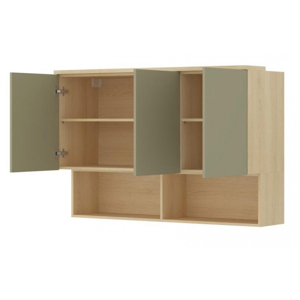 Ντουλάπι Κρεμαστό Raton II-Φυσικό – Μέντα