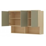 Ντουλάπι Κρεμαστό Raton II-Φυσικό – Μέντα