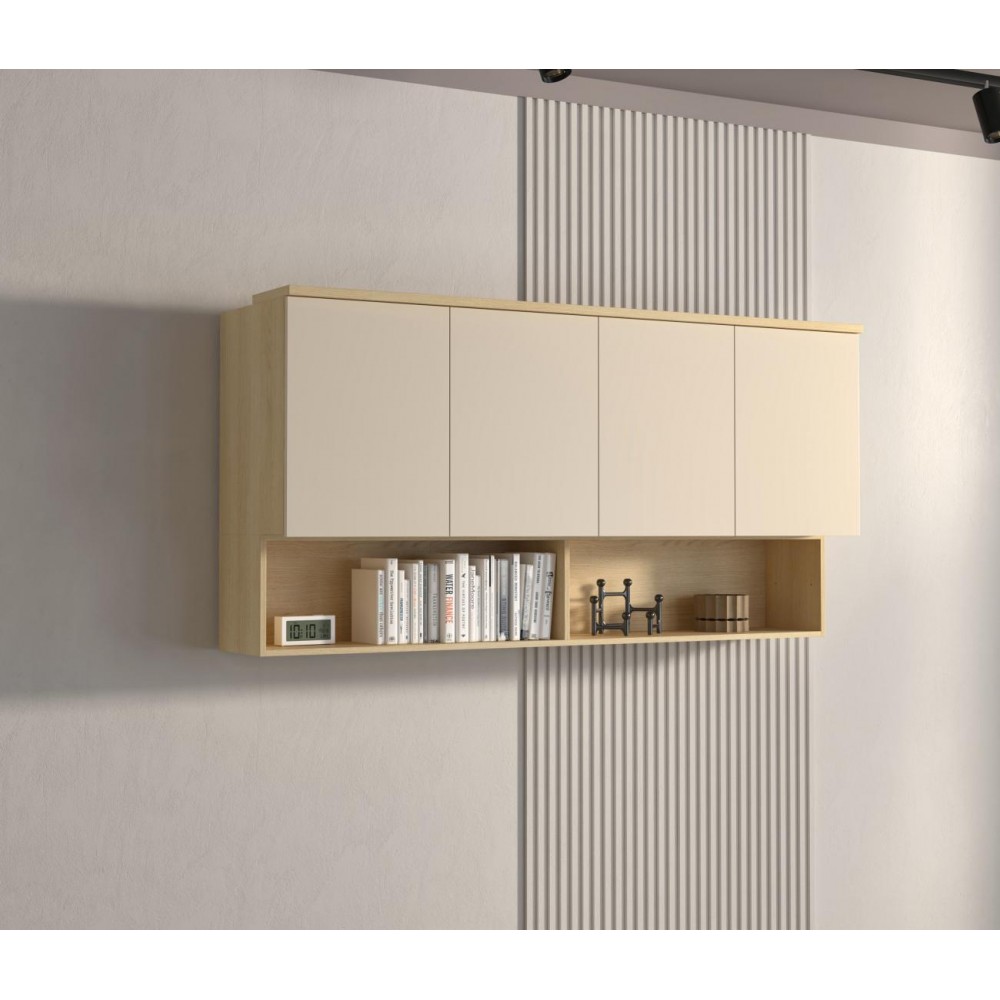 Ντουλάπι Κρεμαστό Raton III-Φυσικό – Μπεζ