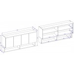 Ντουλάπι Κρεμαστό Raton III-Φυσικό – Μπεζ